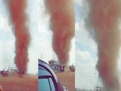 PHOTO : पाचगणीच्या टेबल लॅन्डवर भयंकर वावटळ; पाहून भीती वाटेल, व्हिडीओ व्हायरल