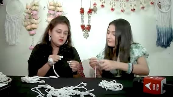Kritika Sharma shares her new talent of making Macrame wall hanging | SBS Originals