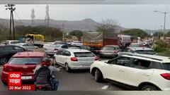 Pune-Satara Highway : पुणे-सातारा महामार्गावर खंबाटकी घाटाजवळ मोठी वाहतूक कोंडी ABP Majha