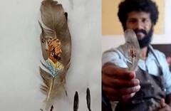 PHOTO : पिसावर शिवरायांचं चित्र, सिंधुदुर्गातील चित्रकार अक्षय मेस्त्रीकडून मानवंदना