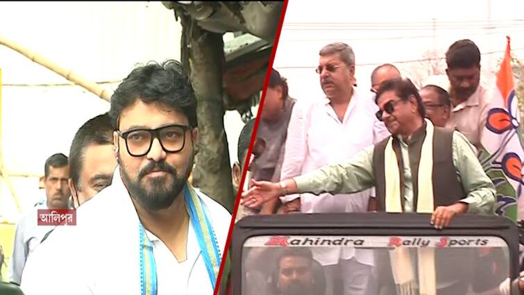 By- Election 2022 : Babul Supriyo and Shatrughan Sinha file nomination for TMC for By election in Ballygung and Asansol By- Election 2022 : মনোনয়ন জমা বাবুল-শত্রুঘ্নর