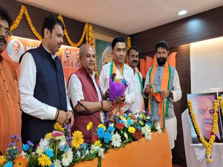 pramod sawant announced as the leader of the goa bjp legislature party પ્રમોદ સાવંત હશે ગોવાના આગામી મુખ્યમંત્રી, BJP ધારાસભ્ય દળના નેતા ચૂંટાયા