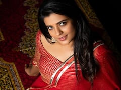 Aishwarya Rajesh pics: சிவப்பு நிறம்....ஐஸ்வர்யாவின் அழகிய போட்டோஷூட்...!