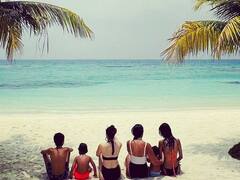 Kareena Kapoor Maldives Vacation : करीना आणि करिश्माची मालदीव सफर; फोटो चर्चेत!