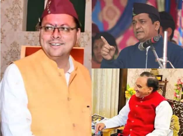 uttarakhand cm assembly election 2022 bjp party meeting will be held at five o clock in evening Uttarakhand CM : कोण होणार उत्तराखंडचे मुख्यमंत्री? राजनाथ सिंह करणार नावाची घोषणा, धामींसह 'हे' दिग्गज नेते शर्यतीत