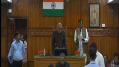 Uttarakhand News : प्रोटेम स्पीकर ने Banshidhar Bhagat ने नव निर्वाचित विधायकोंं दिलाई शपथ