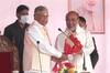 Manipur CM Oath Ceremony:  એન બિરેન સિંહે લીધા મુખ્યપ્રધાનપદના શપથ, બીજી વાર બન્યા મણિપુરના મુખ્યપ્રધાન