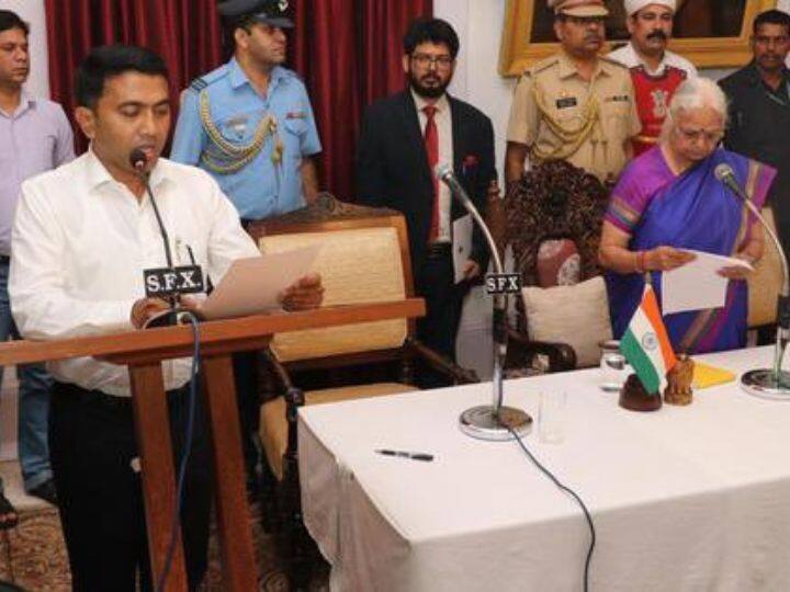 नुकतीच त्यांच्या नावाची घोषणा करण्यात आली असून त्यामुळे सलग दुसऱ्यांदा सावंत मुख्यमंत्री पदाची शपथ घेणार आहेत.