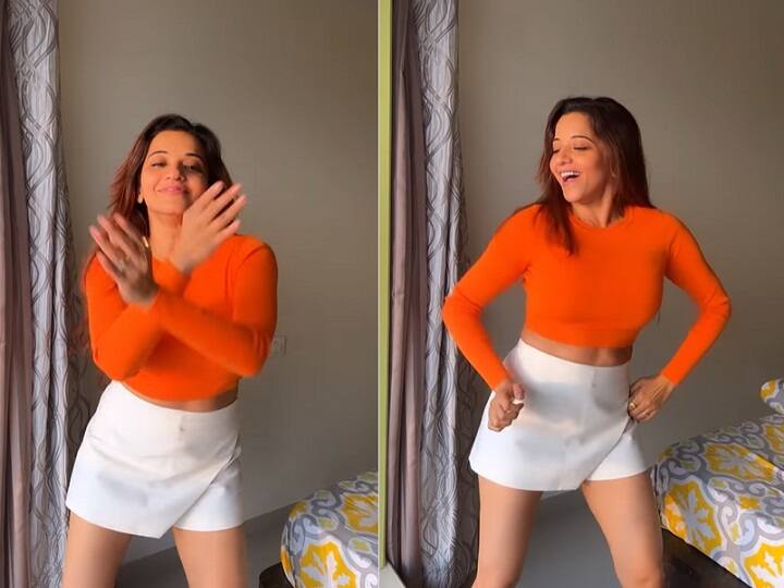 Monalisa latest dance on malama pitha pithade Song, video went viral देसी हसीना विदेशी अंदाज....अरबी गाने पर खूब थिरकीं मोनालिसा, देखने वाले बोले – ‘मस्त है रे बाबा’