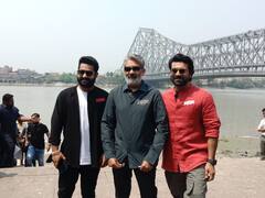 In Pics: কলকাতায় 'আর আর আর' ছবির প্রচার, হাজির ছিলেন রাজামৌলি- জুনিয়র এনটিআর-রাম চরণ