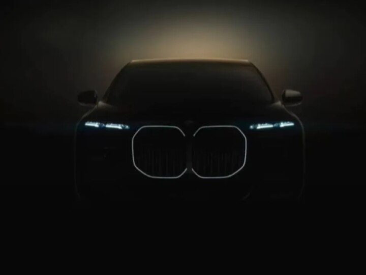 Bmw I7 Electric Sedan Debut On April 20 At 2022 Beijing Auto Show | बीजिंग  ऑटो शो 2022 में 20 अप्रैल को डेब्यू करेगी BMW I7 इलेक्ट्रिक सेडान, नया टीजर  जारी