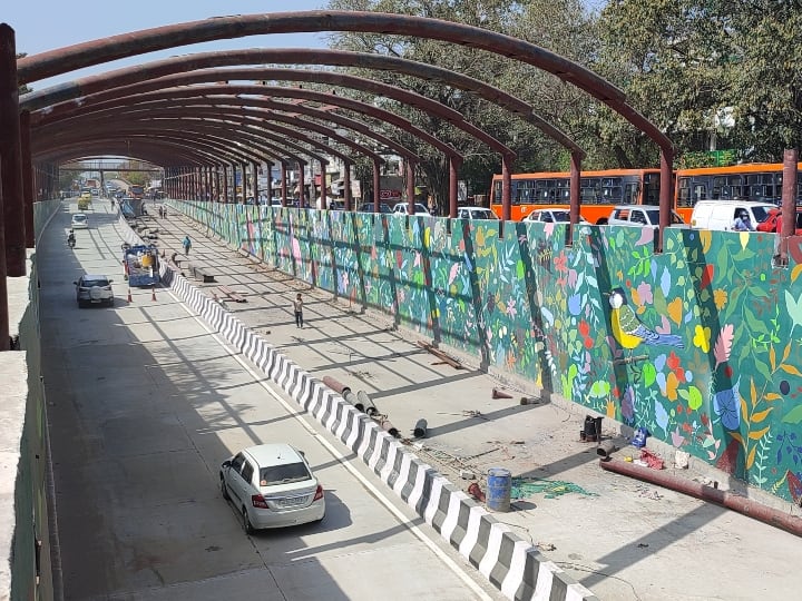 delhi Ashram Underpass to open on 24th april cm arvind kejriwal had laid the foundation Ashram Underpass: आगामी 24 अप्रैल को खुल जाएगा दिल्ली का आश्रम अंडरपास, रोजाना लाखों लोगों को होगा फायदा