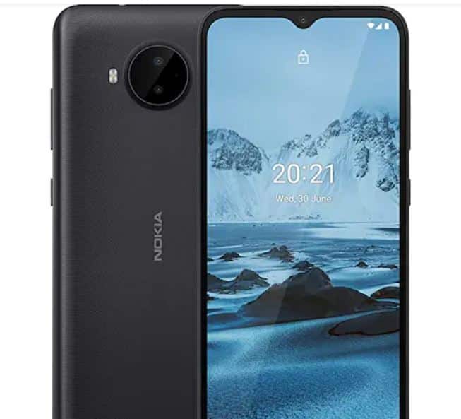 Nokia C20 Plus: এই স্মার্টফোনটিতে 3 GB RAM সহ 32 GB ইন্টারনাল মেমরি রয়েছে। এর ডিসপ্লে 6.5 ইঞ্চি। এতে   রয়েছে 5000mAh ব্যাটারি। Amazon-এ এর দাম 9500 টাকা।