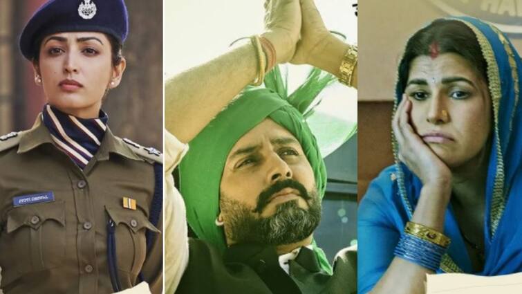 Dasvi: Ahead of Dasvi Trailer Launch, Abhishek Bachchan Shares New Posters Introducing Yami Gautam And Nimrat Kaur Dasvi: আগামীকাল ট্রেলার, মুক্তি পেল 'দশভি'-তে ইয়ামি, নিমরত, অভিষেকের লুক