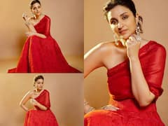 IN PICS| Parineeti Chopra Exudes Princess Vibes As She Channels ‘Old World Romance’ In A Red Gown