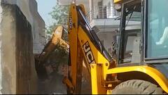 Bulldozer in MP now; houses of three accused pulled-down | ABP News