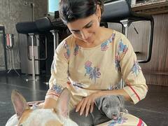 सामंथा रुथ प्रभु का वर्कआउट पार्टनर है काफी खास, शेयर की एक्सरसाइज करते हुए वीडियो