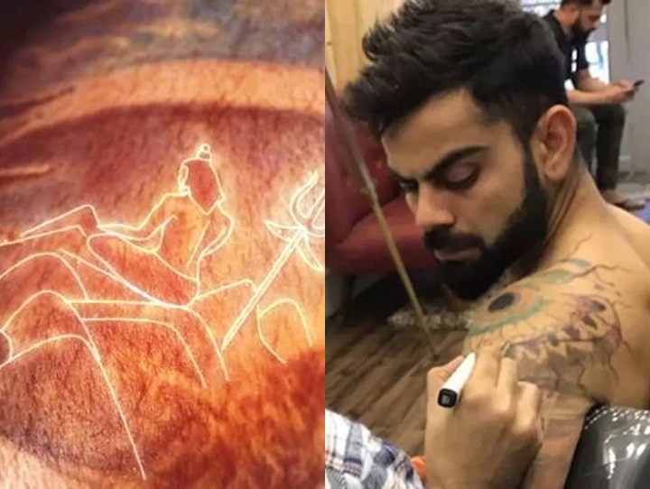 Virat Kohli Tattoos కహల ఒటప శవడ పచచబటట చల సపషల ఎదక  తలస  SumanTV