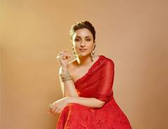 Parineeti Chopra : लाल छडी मैदान खडी... परिणीती चोप्राचा किलर क्लासिक लूक!