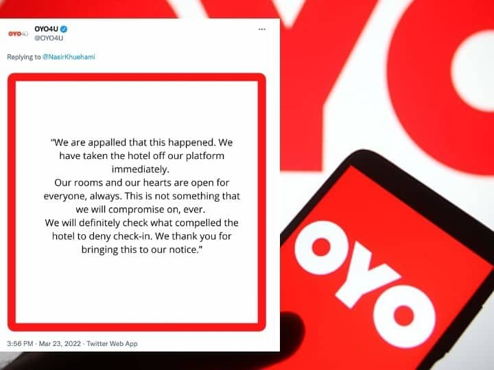 Oyo Delists Delhi Hotel After Kashmiri Man Denied Entry, Says 'Rooms And Heart Open For All' Oyo Delists Delhi Hotel After Kashmiri Man Denied Entry, Says 'Rooms And Heart Open For All'