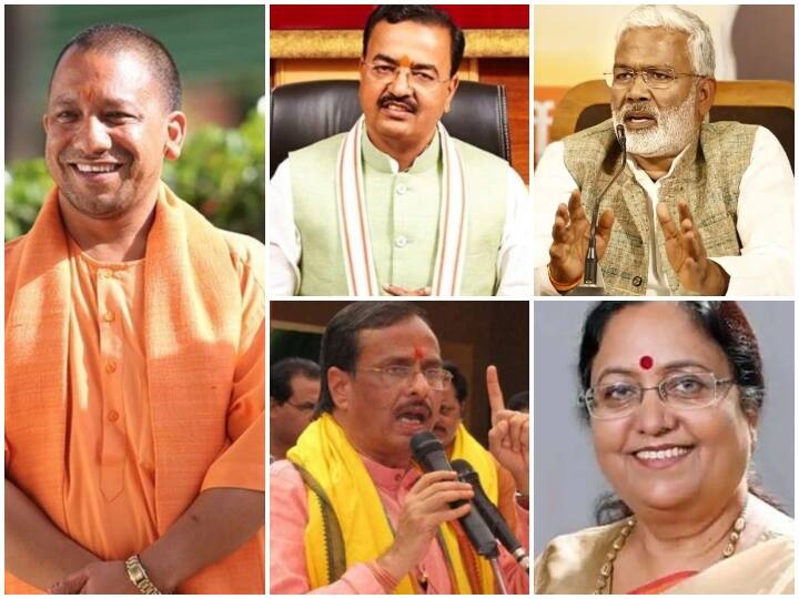 यूपी चुनावों में ऐतिहासिक जीत के बाद योगी आदित्यनाथ 25 मार्च 2022 को एक बार फिर प्रदेश के सीएम पद की शपथ लेंगे. वहीं जानकारी के अनुसार योगी सरकार की कैबिनेट 2.0 पर अंतिम मुहर लग चुकी है. योगी के मंत्रिमंडल में करीब 2 दर्जन कैबिनेट मंत्री हो सकते हैं वहीं करीब 12 लोगों को राज्य मंत्री स्वतंत्र प्रभार दिये जाने की खबरे हैं. इस मंत्रीमंडल में 10 से अधिक लोगों को राज्य मंत्री भी बनाया जा सकता है. चलिए जानते हैं यूपी के संभावित मंत्रियों में कौन-कौन शामिल है.
