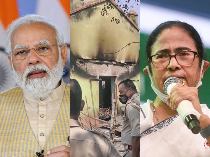Birbhum Massacre: PM Modi And West Bengal CM Mamata Banerjee on Rampurha incident Birbhum Violence: बीरभूम हिंसा पर बवाल, HC ने मांगी रिपोर्ट, जानें PM मोदी-CM ममता ने क्या कहा; पढ़ें 10 बड़ी बातें