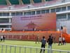 Yogi Adityanath के ऐतिहासिक शपथ ग्रहण से पहले Lucknow Stadium की तैयारी का जायजा Cycle पर