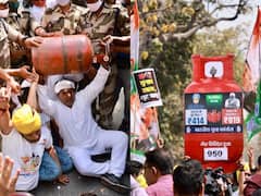 पेट्रोल-डीजल और गैस सिलेंडर की बढ़ती कीमतों के विरोध में यूथ कांग्रेस का प्रदर्शन, कहा- सरकार ने दिया 'रिटर्न गिफ्ट'