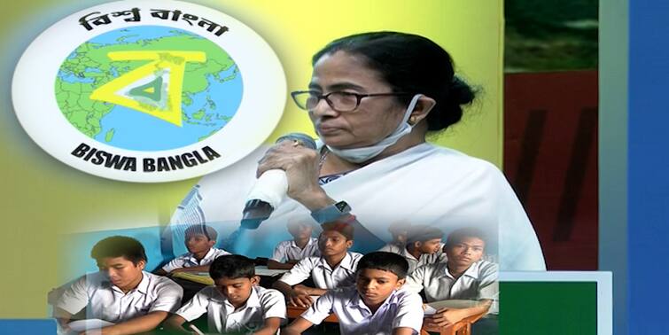 CM Mamata Banerjee Attacks oppositins on School dress colour and biswa bangla logo controversy for government school students Mamata Banerjee on School Dress Issue : 'সবেতেই তৃণমূলের দোষ, তৈরি হয়েছে কিছু নন্দ ঘোষ' স্কুল পোশাকে বিশ্ববাংলা লোগো প্রসঙ্গে মুখ্যমন্ত্রী