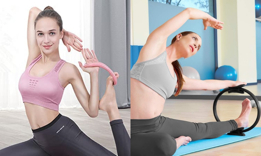 Yoga Basics Starter Kit - Complete Health & Fitness Set for Beginners - Non  Slip Black Mat, 4 Foam Block, Coral Knee Pad, 63-Card Deck, & D-Ring Strap  - Strength, Balance, Flexibility