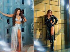 मलाइका अरोड़ा ने हाई स्लिट गाउन में दिखाए अलग-अलग अंदाज, कभी ब्लू तो कभी ब्लैक ड्रेस में बरपाया कहर