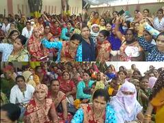 Indore: इंदौर में आंगनबाड़ी कार्यकर्ताओं का जोरदार प्रदर्शन, मांग नहीं मानने पर कलेक्टरेट में धरना की चेतावनी