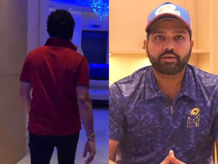 Watch Video: MI ஹோட்டலுக்கு திடீர் விசிட் அடித்த சச்சின்! ரோஹித் பகிர்ந்த மாஸ்டர் ப்ளான்! பரபர ஐபிஎல்!!