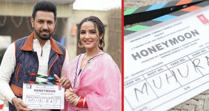 Gippy Grewal and Jasmin Bhasin fly to London for the second schedule of their upcoming film Honeymoon ਫਿਲਮ Honeymoon ਦੇ ਦੂਜੇ ਸ਼ੈਡਿਊਲ ਲਈ Gippy Grewal ਅਤੇ Jasmin Bhasin ਨੇ ਮਾਰੀ ਲੰਡਨ ਉਡਾਰੀ