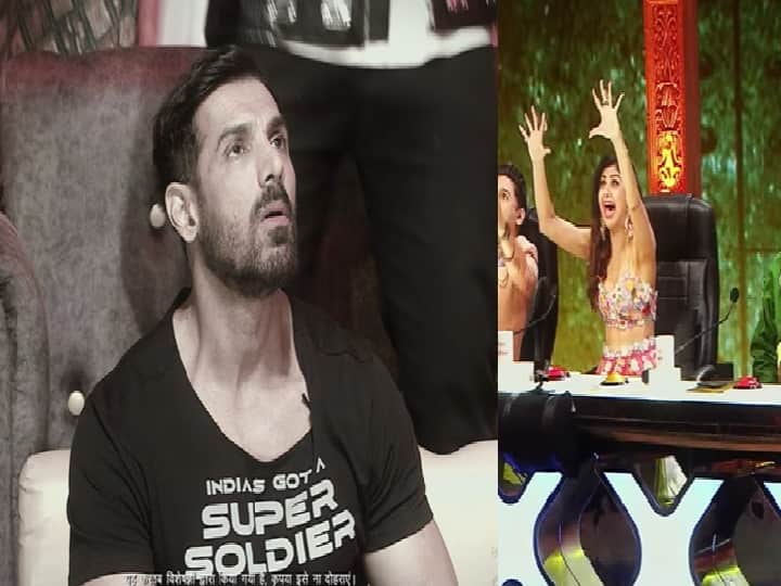 John Abraham felt scared on the stage of India's Got Talent, Shilpa Shetty also screamed, Watch Video here इंडियाज गॉट टैलेंट के मंच पर जॉन अब्राहम को लगा इस बात से डर , शिल्पा शेट्टी की भी निकली चीख...