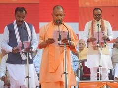 योगी ने 37 साल बाद रचा इतिहास! दूसरी बार बने UP के सीएम, देखें शपथ ग्रहण की शानदार तस्वीरें