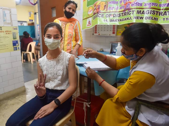 Over 1 Crore Children In 12-14 Age Group Administered Covid Vaccine First Dose: Mandaviya Over 1 Crore Children In 12-14 Age Group Administered Covid Vaccine First Dose: Mandaviya