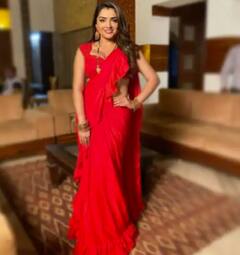 ਰੈੱਡ ਡ੍ਰੈੱਸ 'ਚ ਆਮਰਪਾਲੀ ਦੂਬੇ ਦਾ ਕਿਲਰ ਲੁੱਕ ਦੇਖ ਕੇ ਵਧ ਜਾਵੇਗੀ ਦਿਲ ਦੀ ਧੜਕਣ