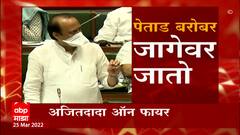 Vidhan Sabha : अजितदादा ऑन फायर, पुढे दिवस बदलले की लक्षात ठेवा, अजितदादांचं विधानसभेतील भाषण