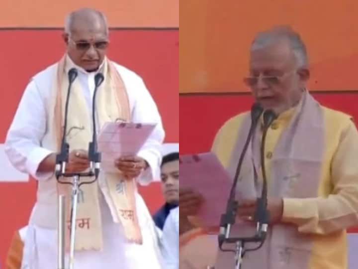 Yogi Adityanath Oath Ceremony Bareilly mla arun kumar saxena and Dharam Pal Singh become minister ann Yogi Cabinet 2.0: योगी सरकार में मंत्री बने धर्मपाल सिंह लोधी और अरुण कुमार सक्सेना, घर पर जश्न का माहौल