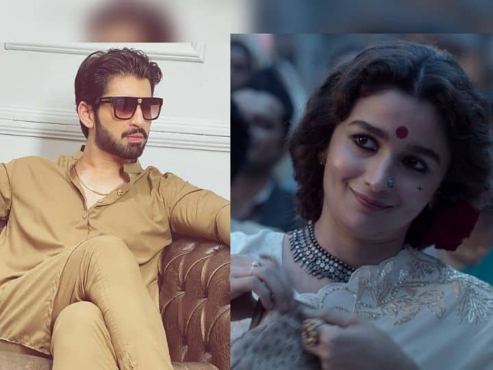 alia bhatt  Pakistan actor Muneeb Butt book books entire theatre to watch gangubai kathiawadi Gangubai Kathiawadi :  'गंगूबाई काठियावाडी' पाहण्यासाठी पूर्ण थिएटर बुक; पाकिस्तानी अभिनेत्याचे पत्नीला सरप्राइज