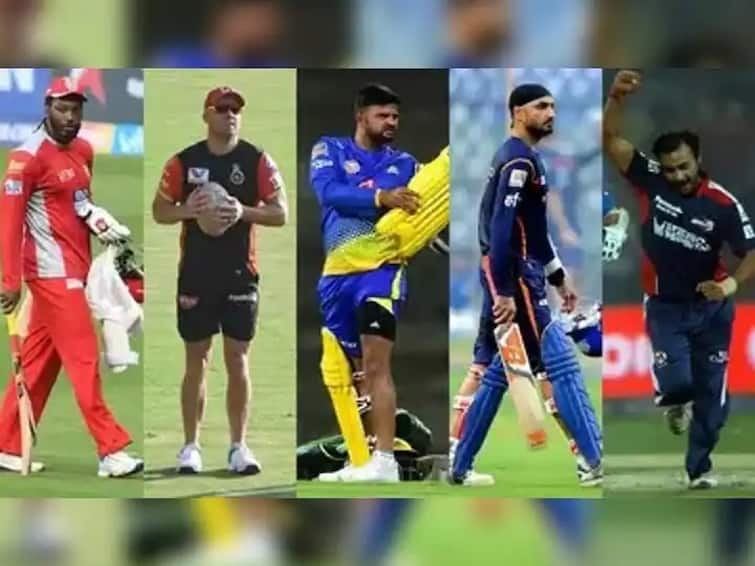 top five ipl players who will be missing ipl 2022 chris gayle ab de villiers suresh raina amit mishra harbhajan આ પાંચ ખેલાડીઓ IPLમાં સુપર ડુપર હિટ રહ્યા છે, આ વખતે જોવા નહીં મળે