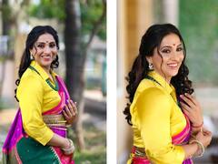 PHOTO : नवी कोरी साडी लाख मोलाची... ‘अरुंधती’चा फ्युजन साडी लूक पाहिलात का?