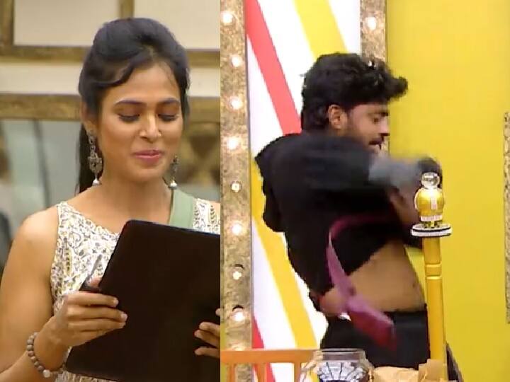 bigg boss ultimate: sandy master troll ramya pandian promo viral on internet Biggboss Ultimate : தன் அழகை தானே வர்ணித்த ரம்யா பாண்டியன்... கடுப்பில் சாண்டி மாஸ்டர் செய்த காரியம்!
