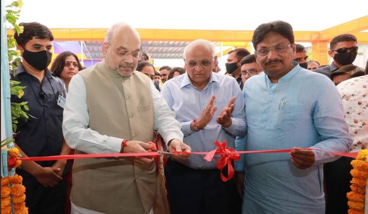 Union Home Minister Amit Shah inaugurated various development works at Kalol in Gandhinagar Kalol : અમિત શાહે કહ્યું, “એક ખાનું ખાલી રાખી દીધું, આવતા વખતે એવું કામ કરજો કે તોડફોડ ન કરવી પડે”