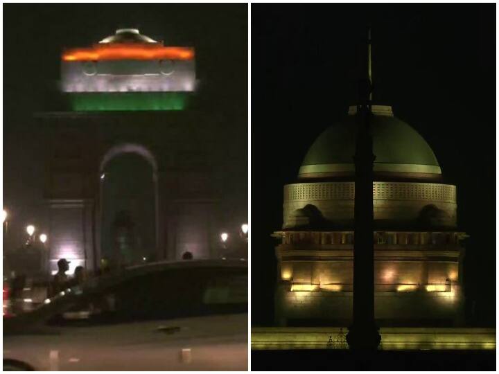 Lights switched off in Rashtrapati Bhavan including India Gate during Earth Hour Day celebrated across the country इंडिया गेट से लेकर हावड़ा ब्रिज तक, Earth Hour के दौरान देश के कई हिस्सों में किया गया अंधेरा