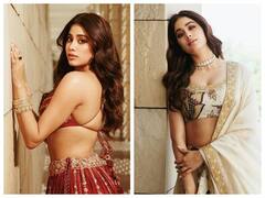 Janhvi Kapoor: రెడ్ కలర్ లెహంగాలో జాన్వీ, మరీ ఇంత అందమా?