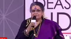 ABP Ideas of India Live: ऊषा उत्थुप दर्शकों का रेस्पॉन्स देखकर भावुक हुई