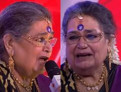 ABP Ideas of India: एबीपी के मंच पर चला ऊषा उत्थुप की दमदार आवाज का जादू, शान से गूंज उठी महफिल