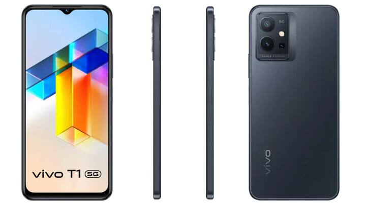 Vivo T1 5G: इस स्मार्टफोन में 4 जीबी की रैम के साथ 128जीबी की इंटरनल मैमोरी दी गई है, इसमें ट्रिपल रियर कैमरा सेटअप दिया गया है. इसमें प्राइमरी कैमरा 50 मेगापिक्सल का है. इसमें पावर बैकअप के लिए 5000mAh की बैटरी दी गई है. फ्लिपकार्ट पर इसकी कीमत 15990 रुपये है.